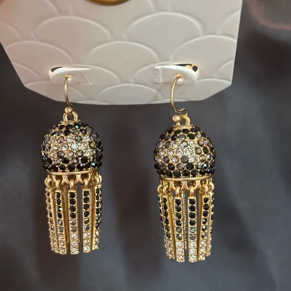 NEW Marlyn Schiff Crystal Chandelier Earrings - Picture 5 of 5